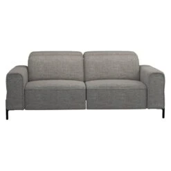 Bank Dave 3-zits - Elektrisch Verstelbaar - Stof Pure - Grijs