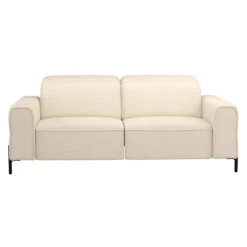 Bank Dave 3-zits - Elektrisch Verstelbaar - Crème