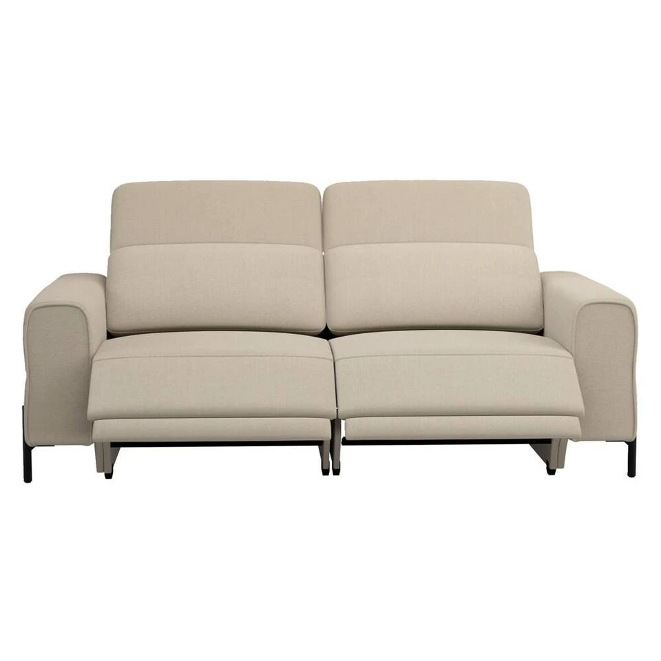 Bank Dave 3-zits - Elektrisch Verstelbaar - Taupe 2 Bank Dave 3-zits - Elektrisch Verstelbaar - Taupe - Afbeelding 2
