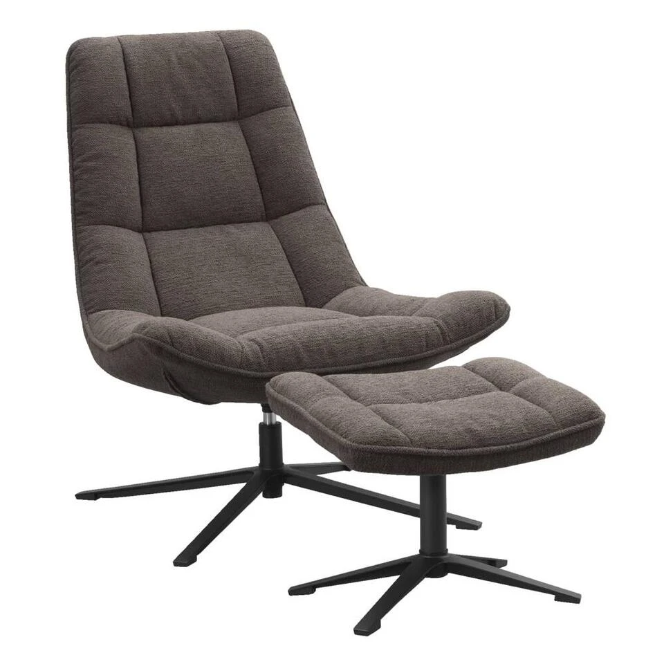 Fauteuil Emily - Donkerbruin 6 Fauteuil Emily - Donkerbruin - Afbeelding 6