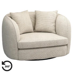 Loveseat Enzio - Stof Wandy - Champagne