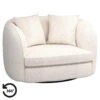Loveseat Enzio - Stof Wales - Crème