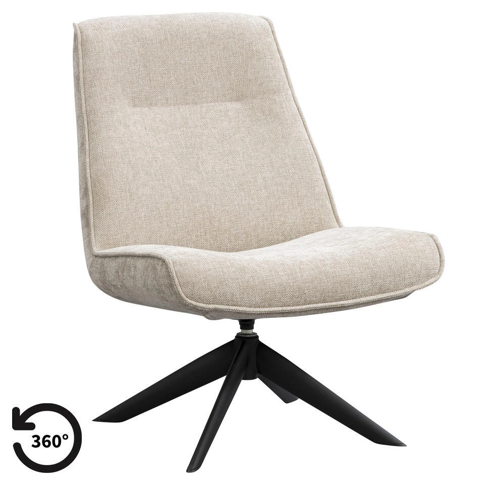 Fauteuil Nora - Taupe 1 Fauteuil Nora - Taupe