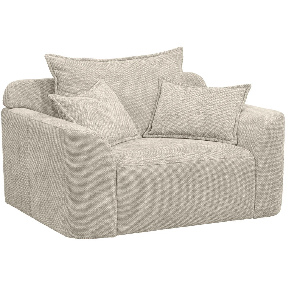Loveseat Elsa - Stof Eden - Beige 11 Loveseat Elsa - Stof Eden - Beige - Afbeelding 11