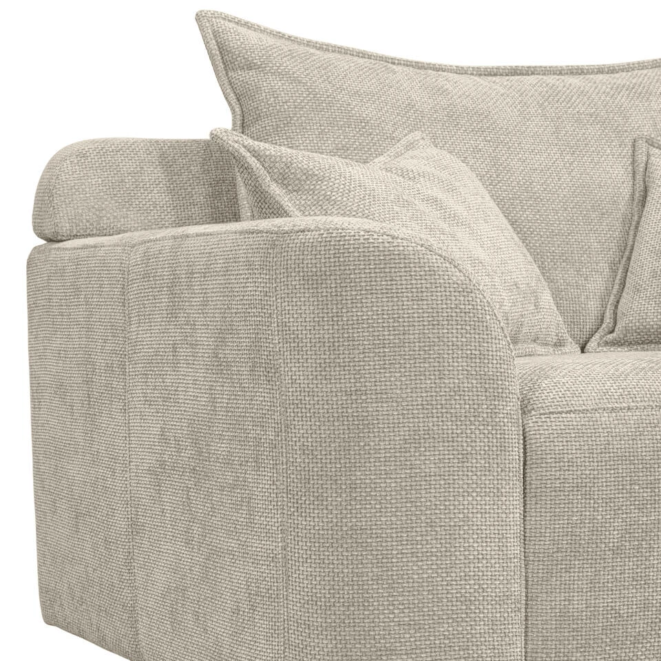 Loveseat Elsa - Stof Eden - Beige 8 Loveseat Elsa - Stof Eden - Beige - Afbeelding 8