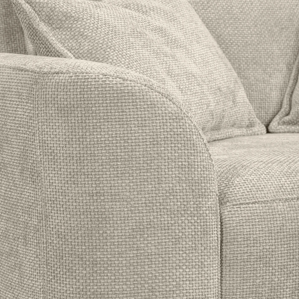 Loveseat Elsa - Stof Eden - Beige 9 Loveseat Elsa - Stof Eden - Beige - Afbeelding 9