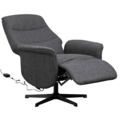 Relaxfauteuil Boaz Stof - Elektrisch Verstelbaar - Antraciet -Leenbakker Winkel 10202151 0811