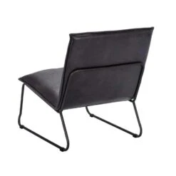 Fauteuil Cooper - Leatherlook - Grijs -Leenbakker Winkel 10207515 1200