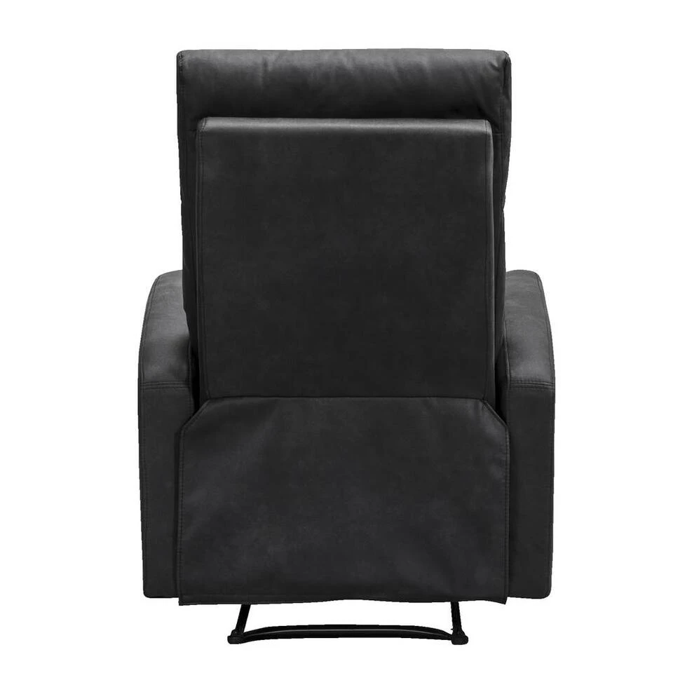 Relaxfauteuil Jackson - Stof - Zwart 3 Relaxfauteuil Jackson - Stof - Zwart - Afbeelding 3