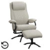 Relaxfauteuil Vincent Incl. Hocker - Zand