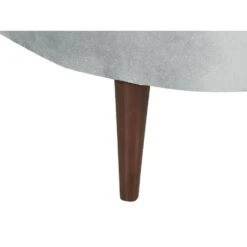 CHAUMONT - Chaise Longue - Lichtgrijs - Linkerzijde - Fluweel -Leenbakker Winkel 10655dc45c534f2996016c6affab3468