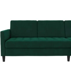 Presley - 3-zits Hoekslaapbank Met Opbergruimte In Donkergroen Fluweel -Leenbakker Winkel 111592c9209645f7923b9a39b246f4f7