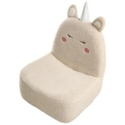 LULEA - Kinderstoel - Lichtbeige - Bouclé -Leenbakker Winkel 1241852a721a4e469c1446484240bef4