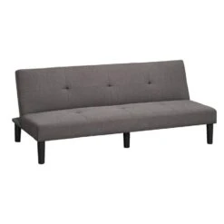 Slaapbank Cairns - Antraciet - 74,5x188x88 Cm 6 Slaapbank Cairns - Antraciet - 74,5x188x88 Cm -Leenbakker Winkel 12600360 0300