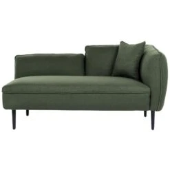 CHEVANNES - Chaise Longue - Groen - Polyester -Leenbakker Winkel 1378b0e4c57d4380b493acfc8bd011dc