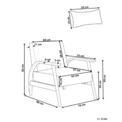SKARA - Fauteuil - Off-white - Kunstleer -Leenbakker Winkel 13a658ad02174f0fae5d93618e3a5698
