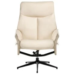 ERATO - Relaxfauteuil Met Voetenbank - Beige - Veganistisch Leer -Leenbakker Winkel 14b7d5c14ca946368d96b672ee1451a1