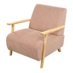 LESJA - Fauteuil - Roze - Stof -Leenbakker Winkel 16397d6e45bb43dc9fdd7ea414275bb7
