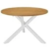 VidaXL Eettafel 120x75 Cm MDF Wit