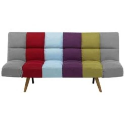 Beliani Driezitsbank - INGARO Multicolor Polyester