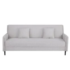 Slaapbank 3-Zits - Stof Beige - Zithoogte 47cm - 200x85x87cm - Torvi -Leenbakker Winkel 18882689eec64fa7890ec9874023944f