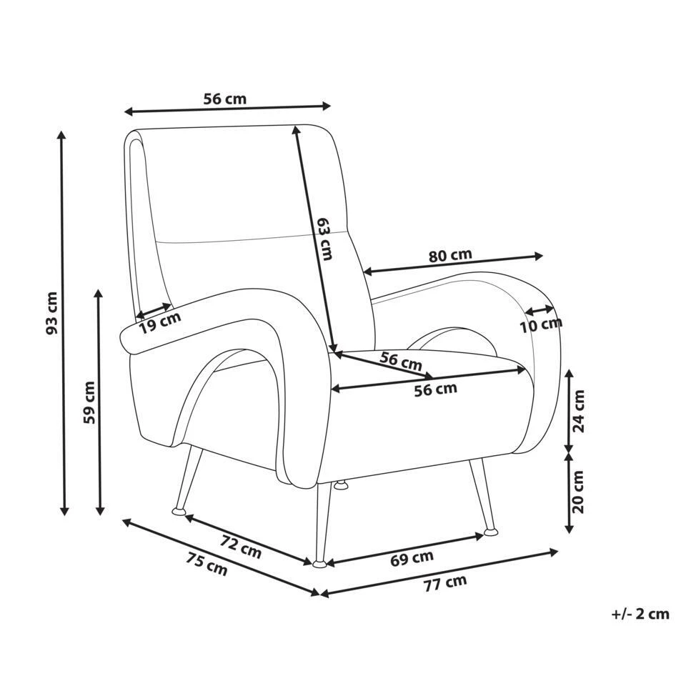 SVALOV - Fauteuil - Crème - Corduroy 4 SVALOV - Fauteuil - Crème - Corduroy - Afbeelding 4