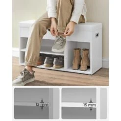 Parya Home Schoenbank Met Zitkussen, 3 Compartimenten -Leenbakker Winkel 1bcdb3364d5348ffa75d93e594a55bf6