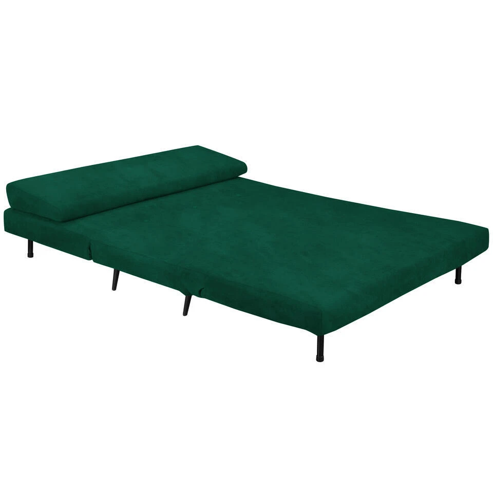 Mallory - Slaapbank 140 Cm In Donkergroene Fluweel 4 Mallory - Slaapbank 140 Cm In Donkergroene Fluweel - Afbeelding 4