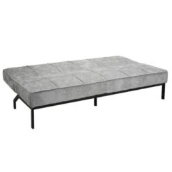 Rousseau Slaapbank Konya - Met Koudschuimmatras - 188 X 85 X 91 Cm - Grijs -Leenbakker Winkel 1c4a25df6ebf400db0a4abdc0e0f8b56