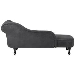 NIMES - Chaise Longue - Grijs - Rechterzijde - Kunstsuède -Leenbakker Winkel 1df9f5214bef4547a77913b688829a99