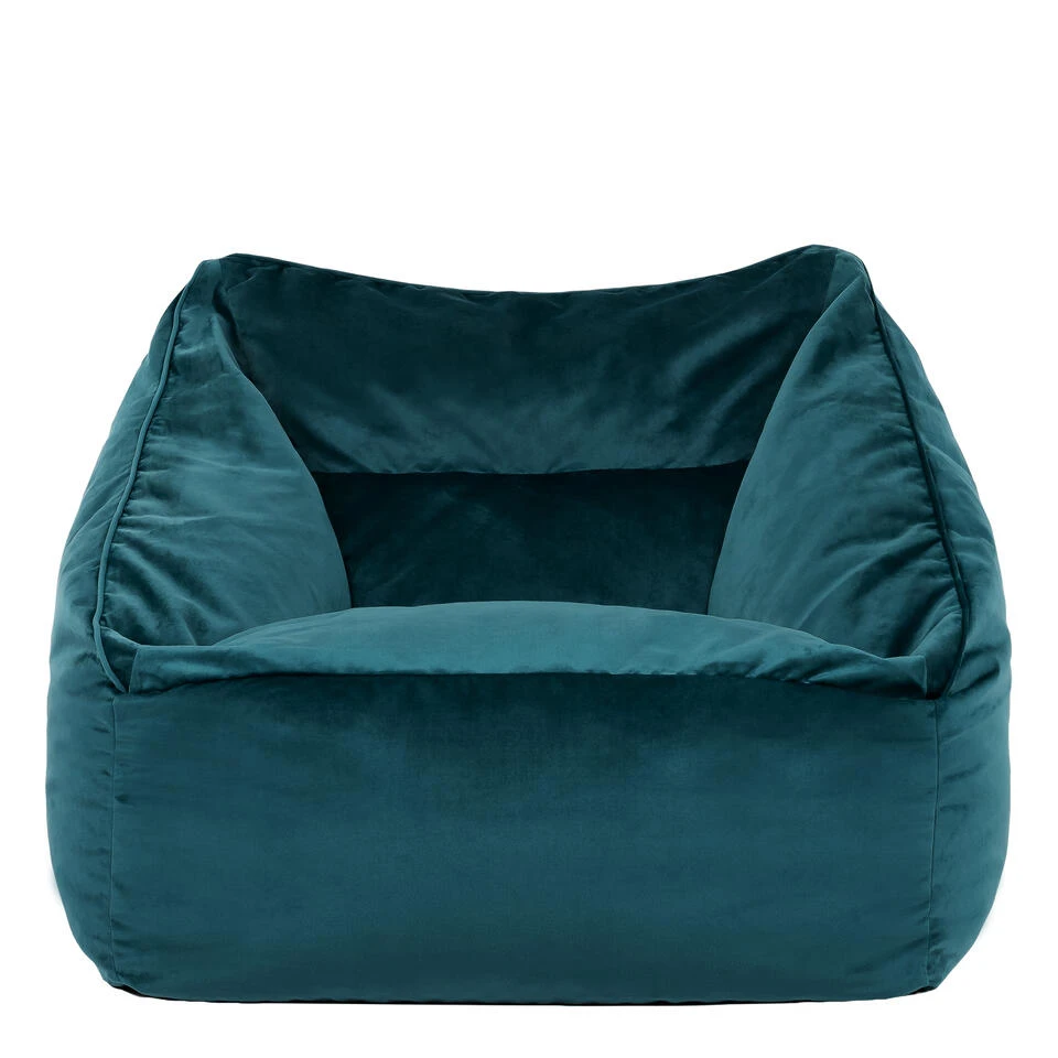Icon Zitzack Natalia - Fluwelen Zitzakfauteuil - Blauwgroen 5 Icon Zitzack Natalia - Fluwelen Zitzakfauteuil - Blauwgroen - Afbeelding 5