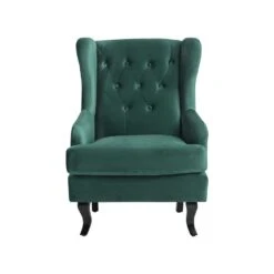 Beliani Oorfauteuil ALTA - Groen Fluweel 7 Beliani Oorfauteuil ALTA - Groen Fluweel -Leenbakker Winkel 1ed183b836fd47ddb03cdb57aa36e734