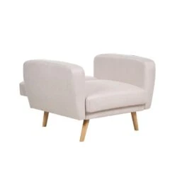 FLORLI - Fauteuil - Beige - Polyester -Leenbakker Winkel 1fb3be952cdd45bf86eb7f12504d833f