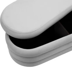 Tectake Gestoffeerde Zitbank Altu Met Veel Opbergruimte, Fluweellook Grijs -Leenbakker Winkel 21a387b2c80b462bad9c254ea389e959