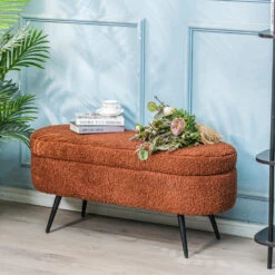 Metalen Bank Met Terracotta Krullen -Leenbakker Winkel 2215b0cce4384ffb9806b276c1f3f57b