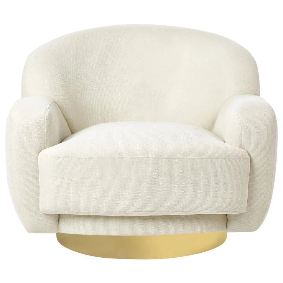 LEJRE - Fauteuil - Lichtbeige - Polyester 5 LEJRE - Fauteuil - Lichtbeige - Polyester - Afbeelding 5