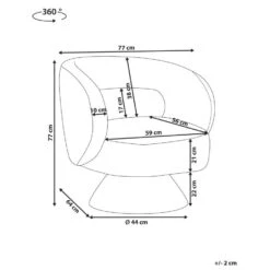 LIEKSA - Fauteuil - Beige - Bouclé -Leenbakker Winkel 238c4be4d9f7453f8989c3a5d093d88e