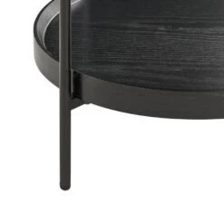 EVART - Bijzettafel - Zwart - Hout -Leenbakker Winkel 24df85b2171f47cfa30a0a145ab62eb1