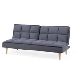 Beliani Driezitsbank - SILJAN Grijs Polyester -Leenbakker Winkel 24eb2e6790b440ed8a0aa37adad8ae16