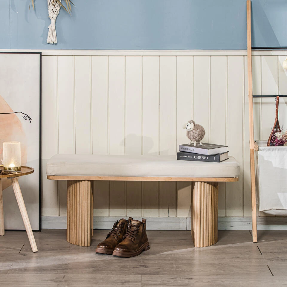 Bank Met Opbergruimte In Fluweel 7 Bank Met Opbergruimte In Fluweel - Afbeelding 7