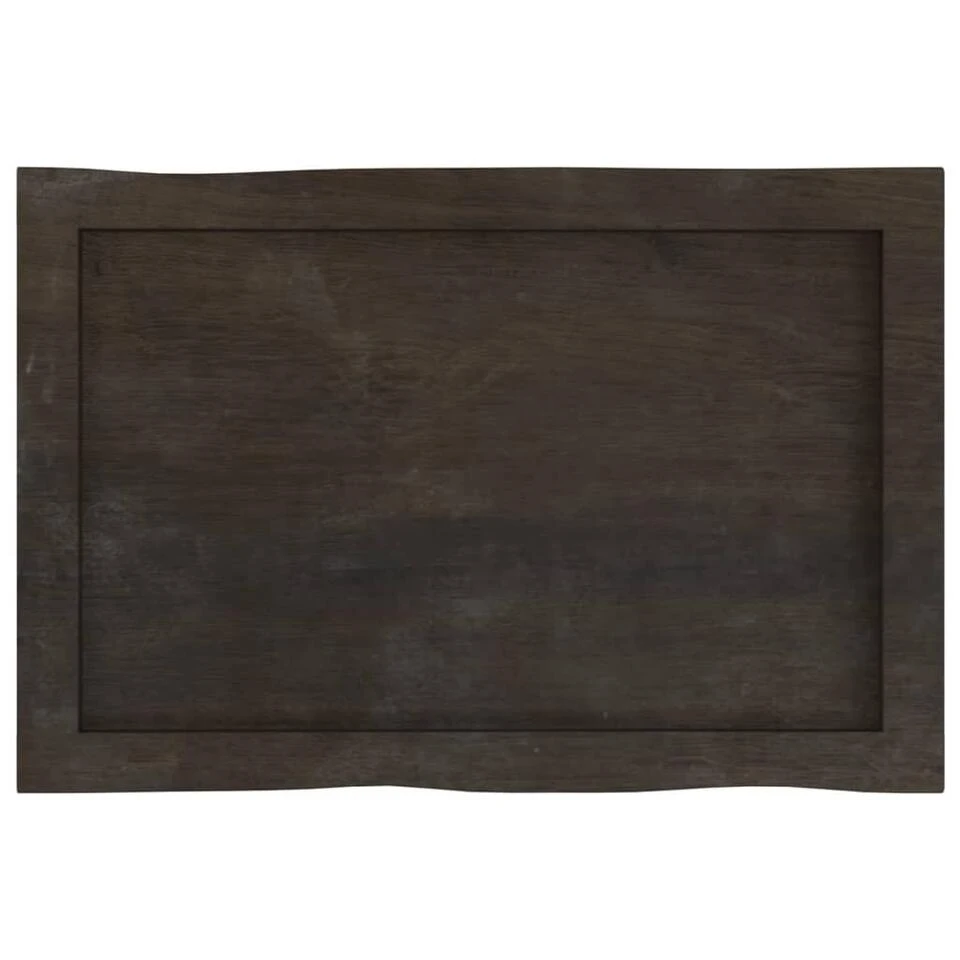 VidaXL - Tafelblad - Bruin - Eikenhout - 60 X 40 X 4 Cm 5 VidaXL - Tafelblad - Bruin - Eikenhout - 60 X 40 X 4 Cm - Afbeelding 5