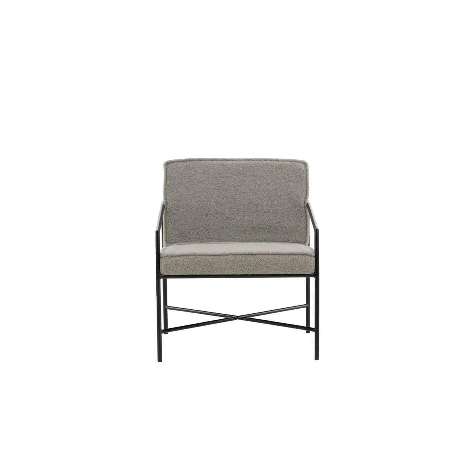 Svea - Nara Fauteuil - Teddy - Greige 4 Svea - Nara Fauteuil - Teddy - Greige - Afbeelding 4