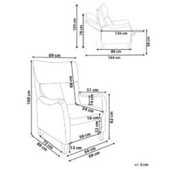 ROYSTON - TV-fauteuil - Bruin - Kunstleer 17 ROYSTON - TV-fauteuil - Bruin - Kunstleer -Leenbakker Winkel 26b99aec98c64036b873feb37355fff0