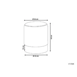 Beliani Poef BRIGITTE - Groen Fluweel -Leenbakker Winkel 27491cbc32fa44da91dd334c538aa41e