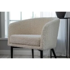 Svea - Liro Fauteuil - Teddy - Wit -Leenbakker Winkel 27660178decb4e399b27ad7b734709c5