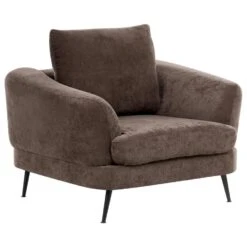 KJAER - Fauteuil - Donkerbruin - Chenille -Leenbakker Winkel 29f80beea0e14338b5c96fe803e89eb6