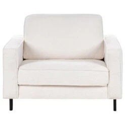 SAVALEN - Fauteuil - Wit - Bouclé -Leenbakker Winkel 2a0991e69ee24d4ca341d3473c72778d