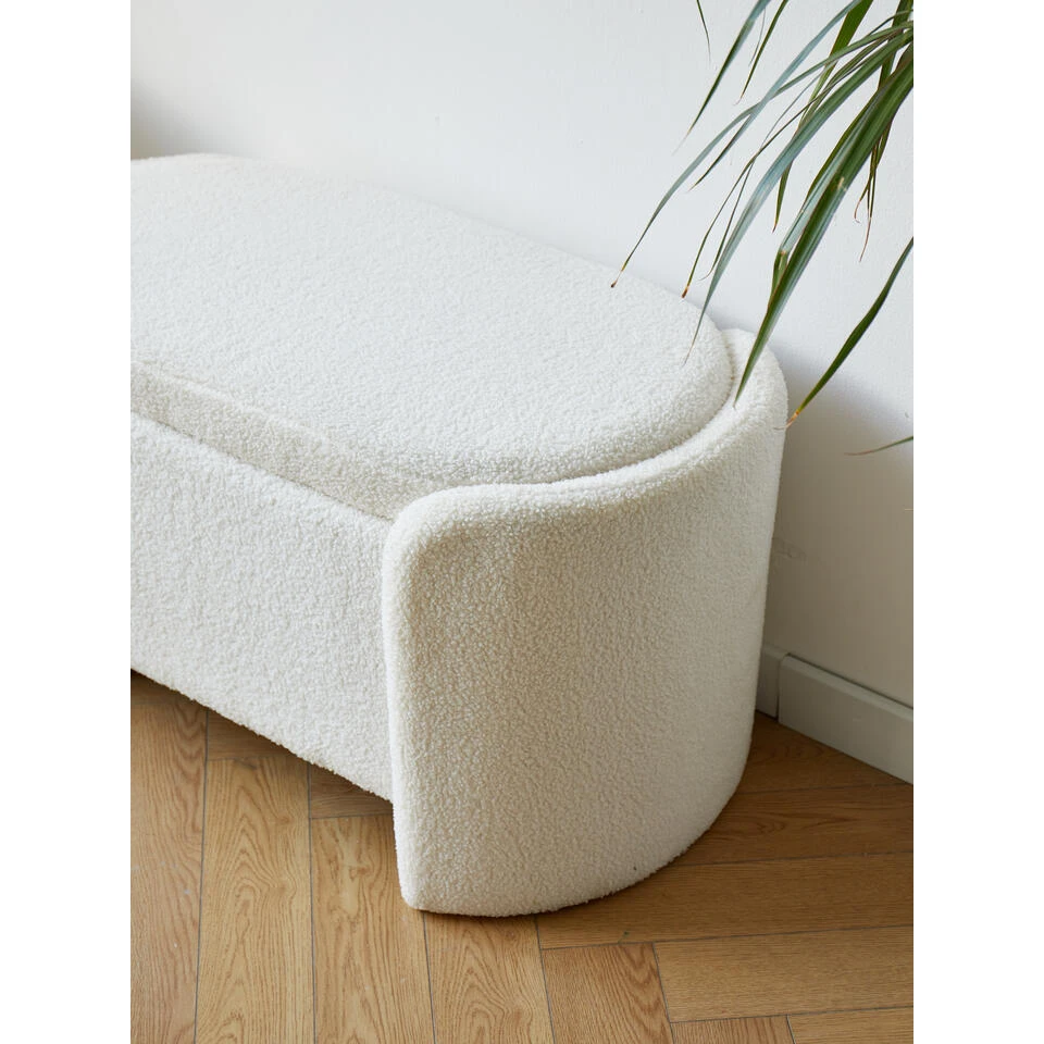 Bank Met Opbergruimte In Witte Lussen 7 Bank Met Opbergruimte In Witte Lussen - Afbeelding 7