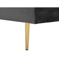 MIRAMAS - Chaise Longue - Zwart - Linkerzijde - Fluweel -Leenbakker Winkel 2e558e625b4b4c01a575e39795502174