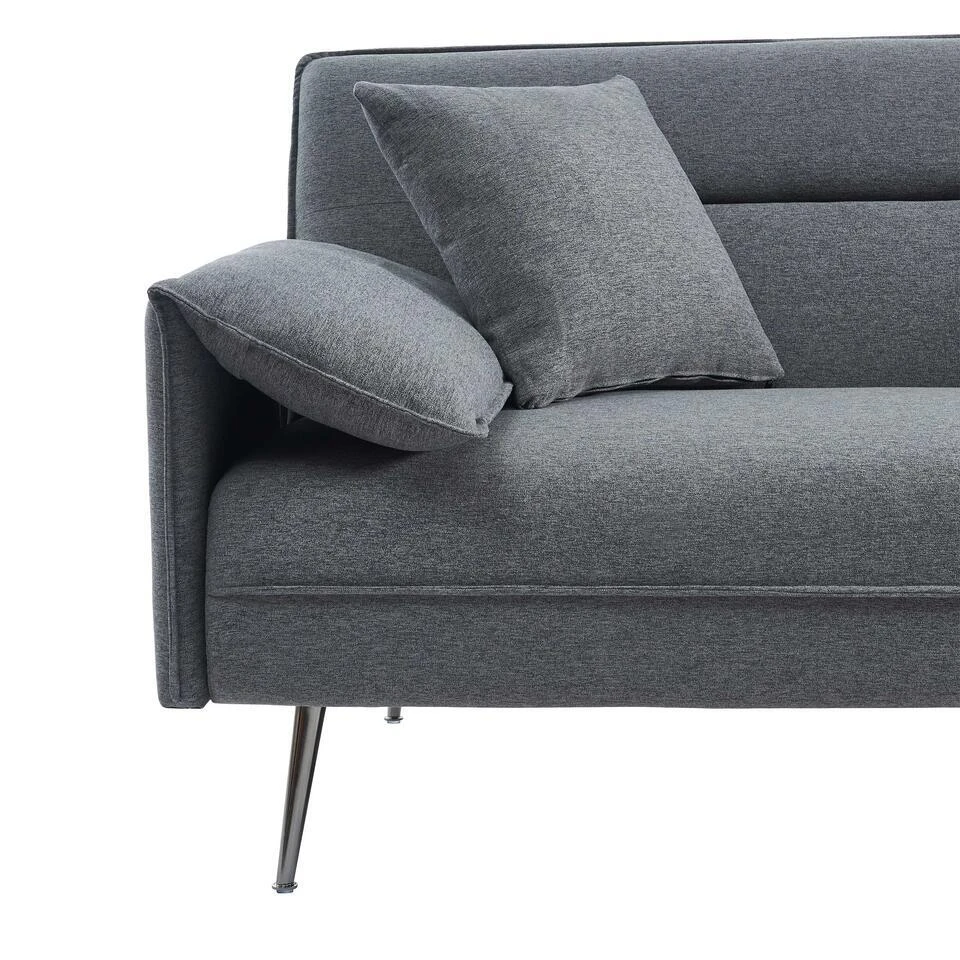 Rousseau Grijs Sivas Slaapbank - Eucalyptus Frame - H-H 95 X B-L 199 X D-P 89 Cm 7 Rousseau Grijs Sivas Slaapbank - Eucalyptus Frame - H-H 95 X B-L 199 X D-P 89 Cm - Afbeelding 7